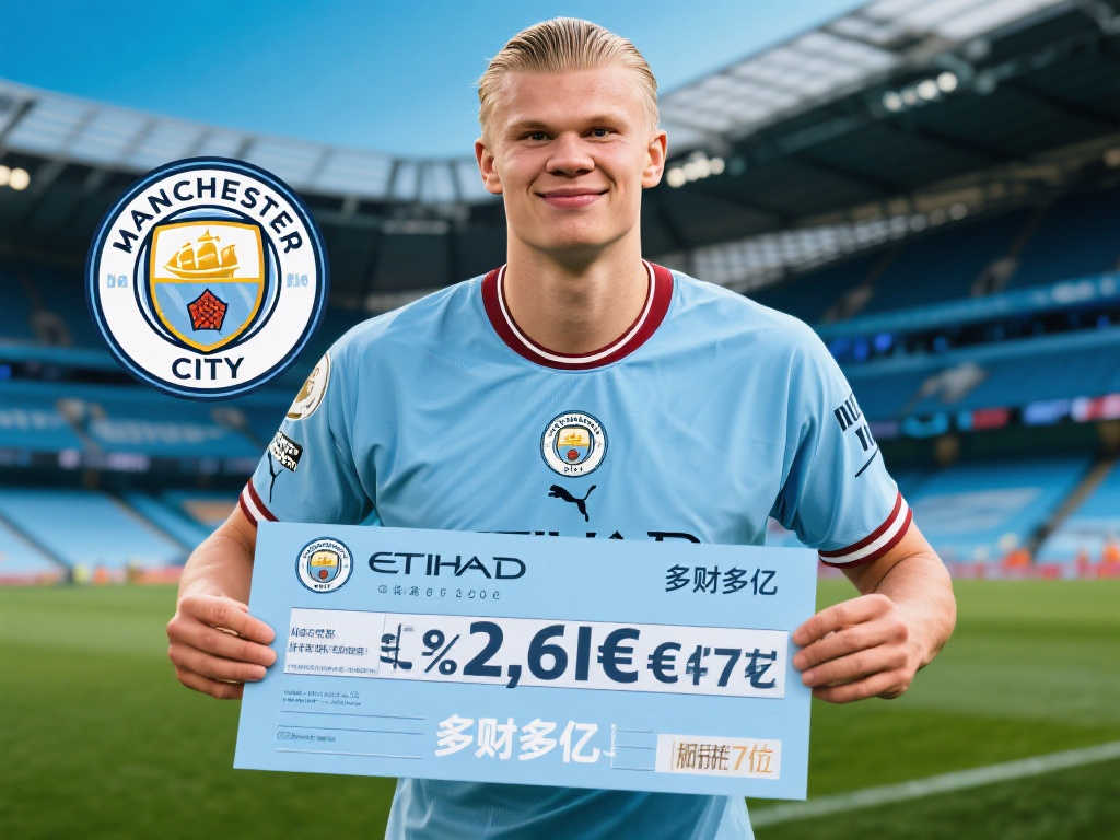哈兰德新合同总值2.6亿,跻身国际体坛第七高薪 哈兰德新合同总值2.6亿,跻身国际体坛第七高薪